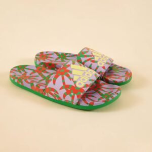 adilette sunny palm lilás