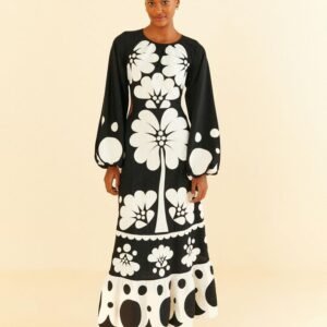 vestido cropped cutwork estampado palermo