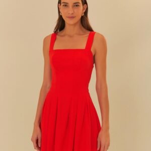 vestido curto pregas