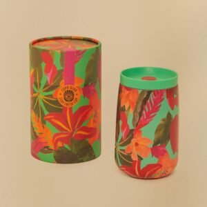 copo térmico glub estampado floral