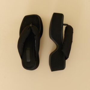 sandália puffer platform lisa