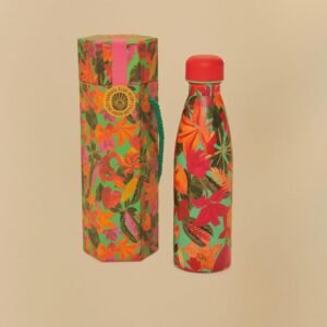 garrafinha glub estampada floral tropical