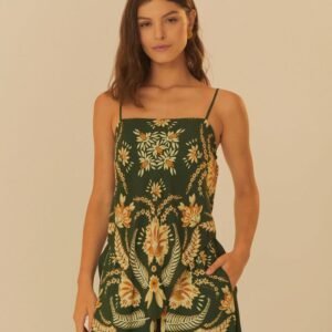 regata estampada flor de coqueiro